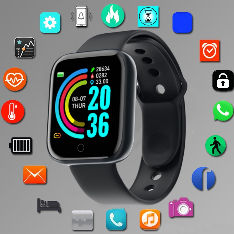 Smartwatch Square Watches For Men - Smart Watch Für Männer Frauen Sport