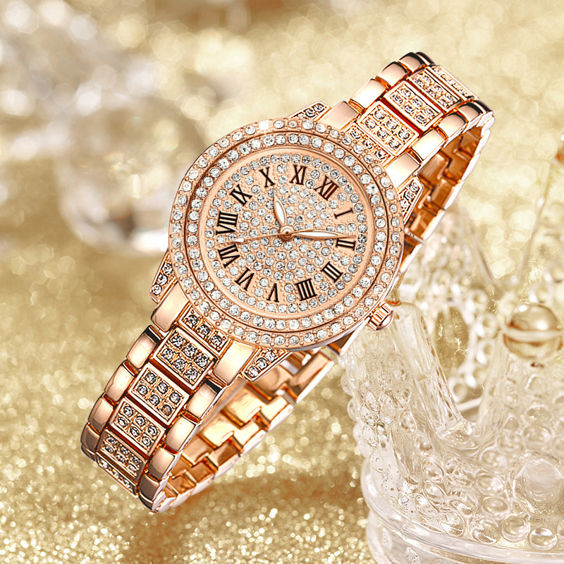 Minimalist Thin Watch - Frauen Luxus Kristall Exquisite Armbanduhr Quarz