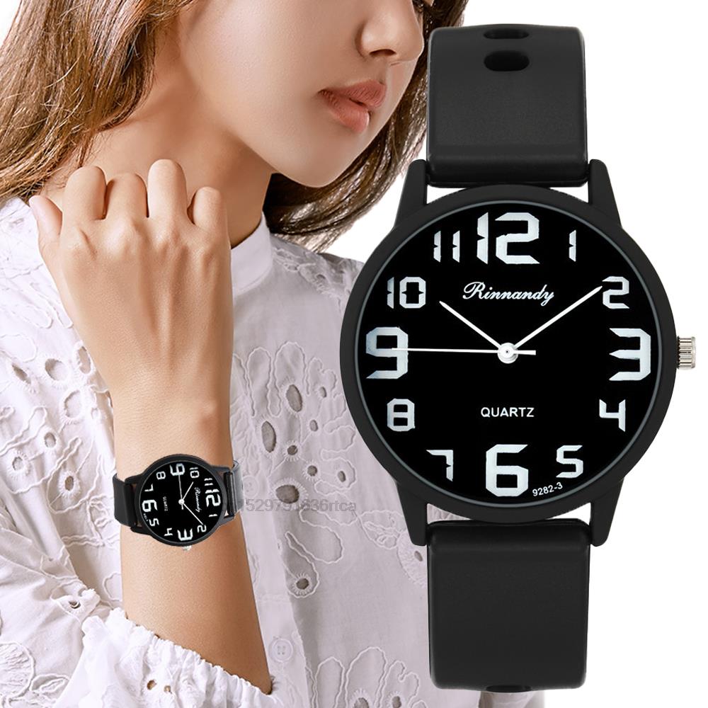 Minimalist Thin Watch - Frauen Mode Silikon Uhren Set Minimalistischen