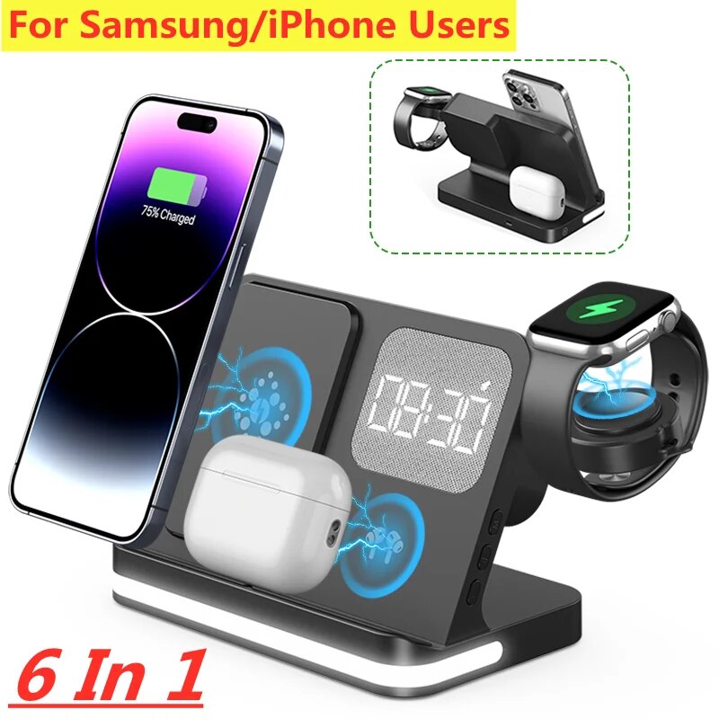Smartwatch Apple Watch - Kabelloser Ladest änder für iPhone 15