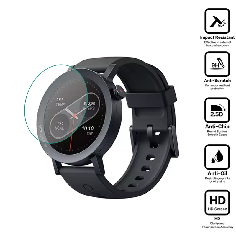 Smartwatch Nothing Watches - Smartwatch, hartes gehärtetes Glas, klare Schutzfolie