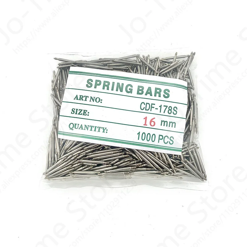 Spring Bar Tool - 1000-teiliges Uhrenfedersteg-Werkzeugset, 1,8 mm dick, Verbindungsschlüssel