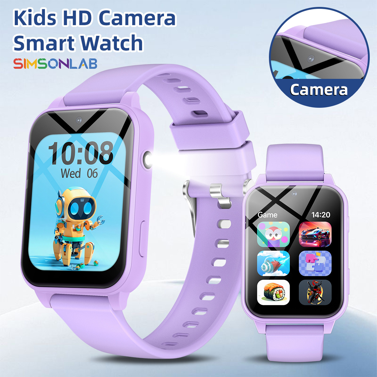 Smartwatch Watches Gift For Girls - 2026 Neue Kinder-Smartwatch Multifunktions-Interaktion Fotoaufnahme Lernpartner