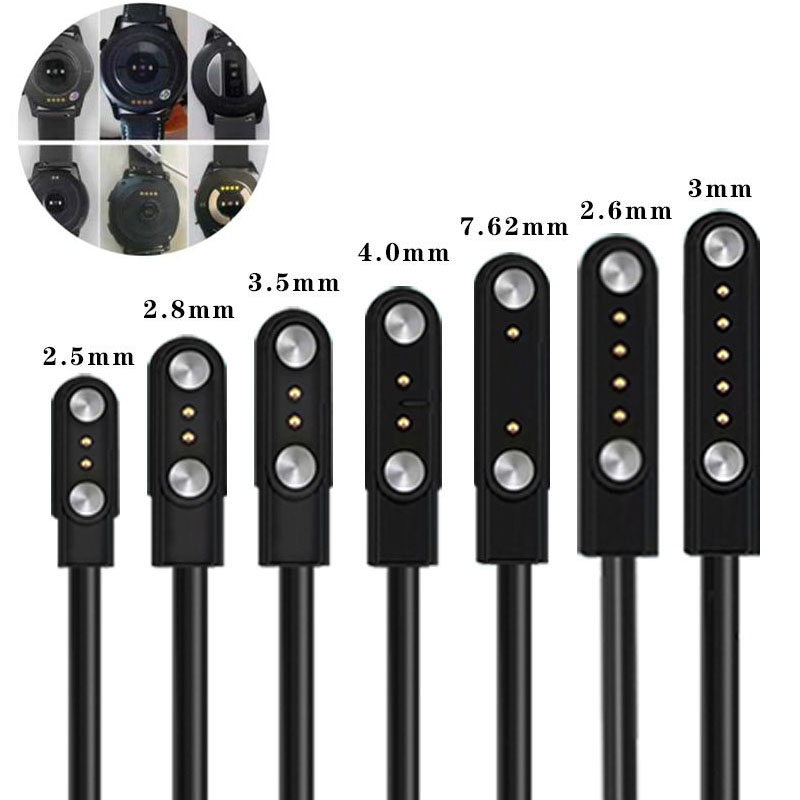Smartwatch Watches For Kids - 2-Pin-4-Pin-Smartwatch-Dock-Ladeadapter USB-Ladekabel für Erwachsene/Kinder Smartwatch-Ladekabel Zubehör