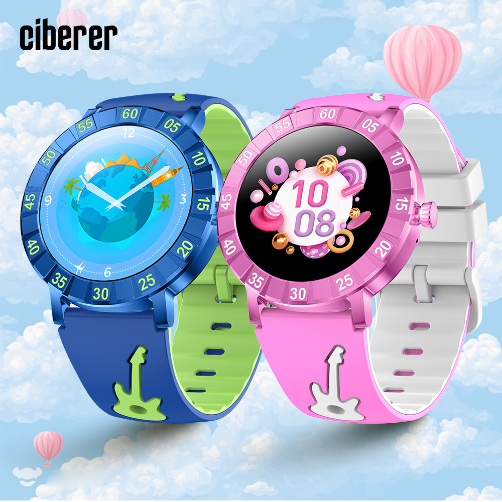 Smartwatch Watches Gift For Girls - Neue Ciberer DS08 Kinder-Smartwatch mit Sprachanruf,