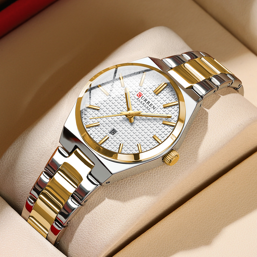 Minimalist Thin Watch - CURREN Japan Quarz Damenuhr Edelstahl Armband