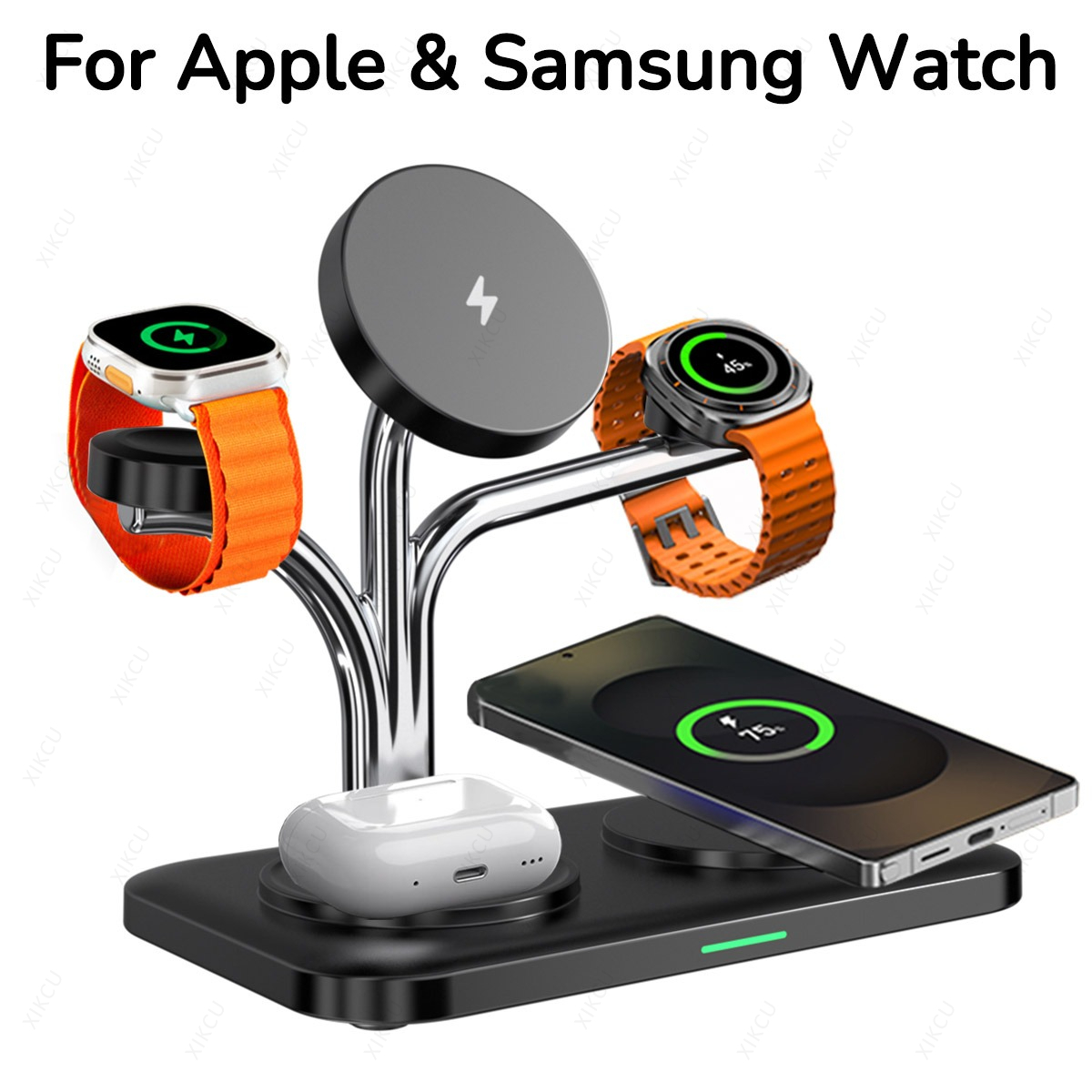 Smartwatch Apple Watch - 5 IN 1 magnetisches kabelloses Ladegerät