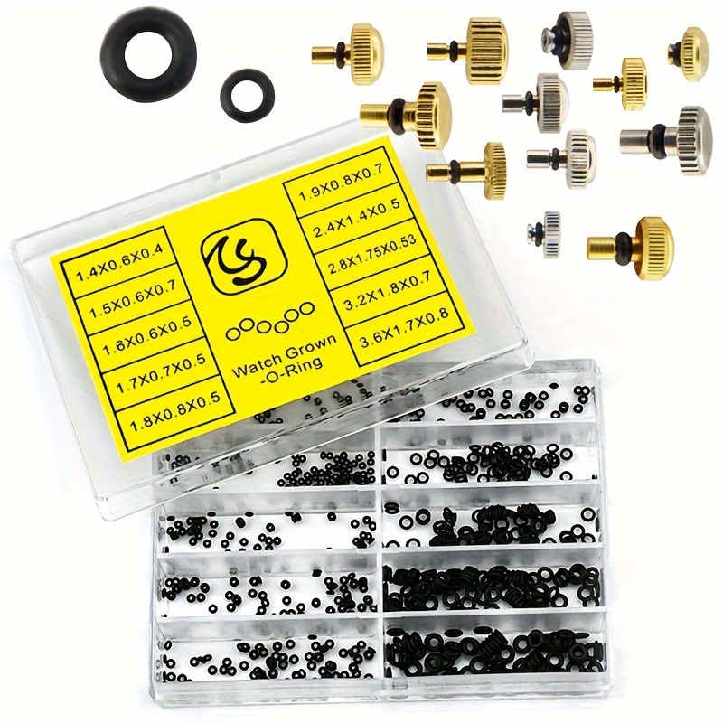 Watch Crown Pusher - Neue Mini Gummi Unterlegscheibe O-Ring Uhr