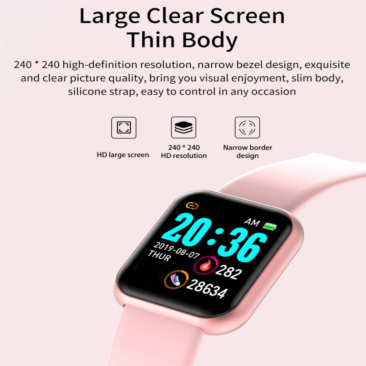 Multi-farbe Smart Uhr Für Kind – Watch Smart Y68 Bewertung und Preis