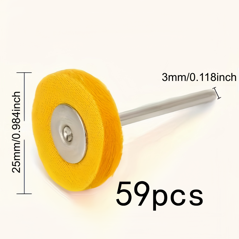 59 Stück 3 mm gelbe Poliertüch – Watch Polishing Cloth Bewertung und Preis