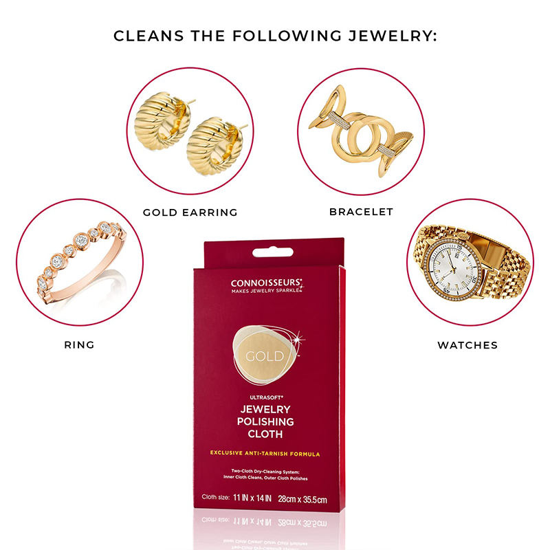 Connoisseurs Gold-Poliertuch,  – Watch Polishing Cloth Bewertung und Preis