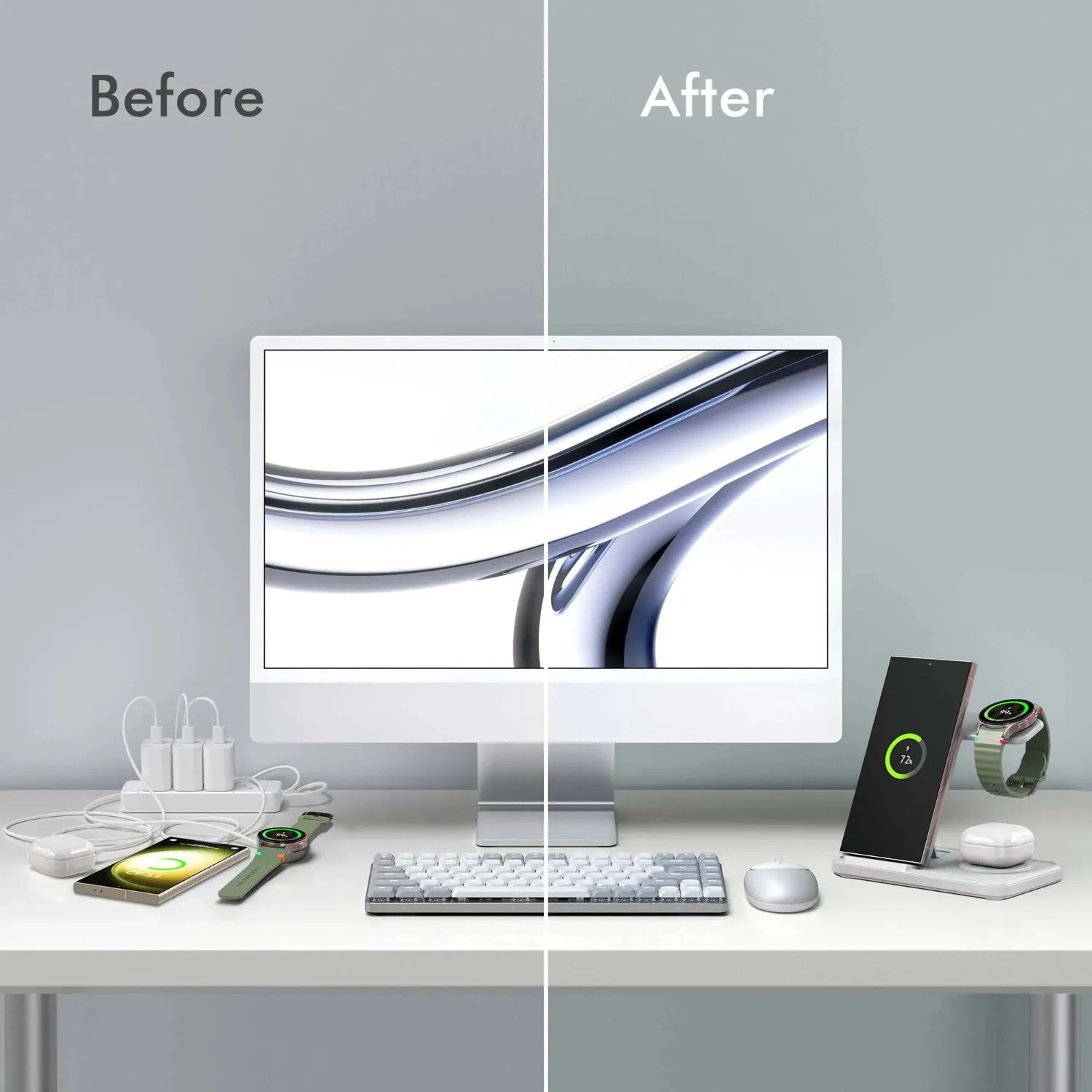 Desktop 3-in-1 Drahtlose Lades – Smartwatch Apple Watch Bewertung und Preis