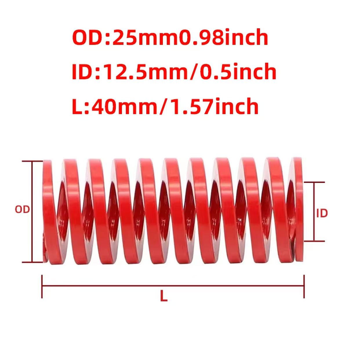 2PCS 25mm Rot Sterben Frühling – Spring Bar Tool Bewertung und Preis