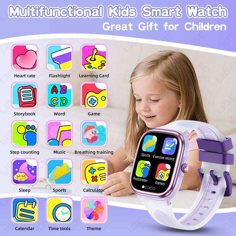 LIGE Kinder Smartwatch 1,83 Zo – Smartwatch Watches Gift For Girls Bewertung und Preis