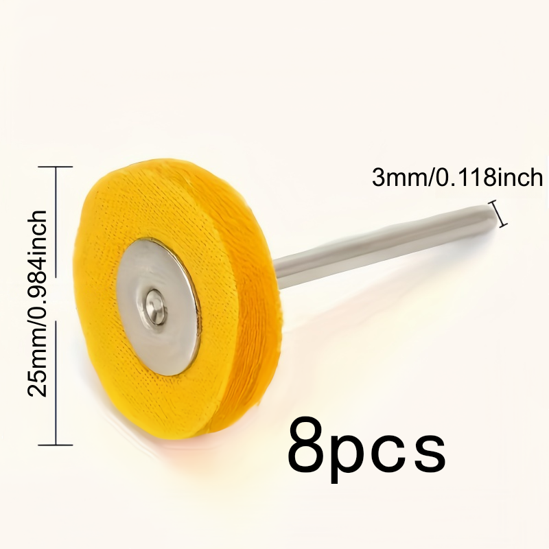 8 Stück 3 mm gelbe Poliertüche – Watch Polishing Cloth Bewertung und Preis