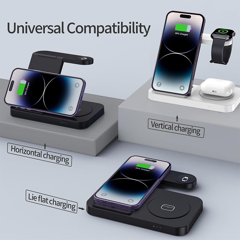 4-in-1 faltbare kabellose Lade – Smartwatch Apple Watch Bewertung und Preis