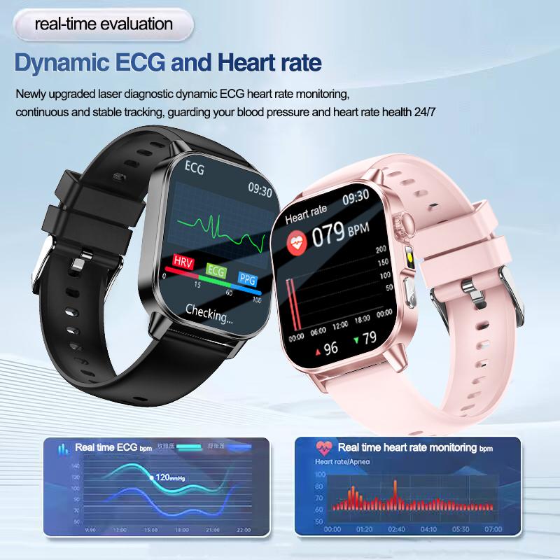 Neue KI-gestützte Gesundheits- – Smartwatch Square Watches For Men Bewertung und Preis