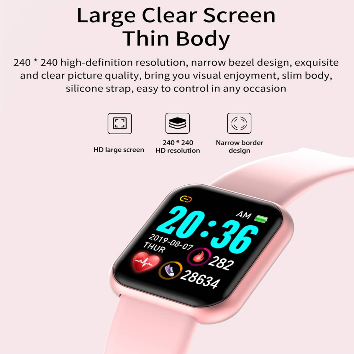 Smartwatch Nachricht erinnern  – Smartwatch Square Watches For Men Bewertung und Preis