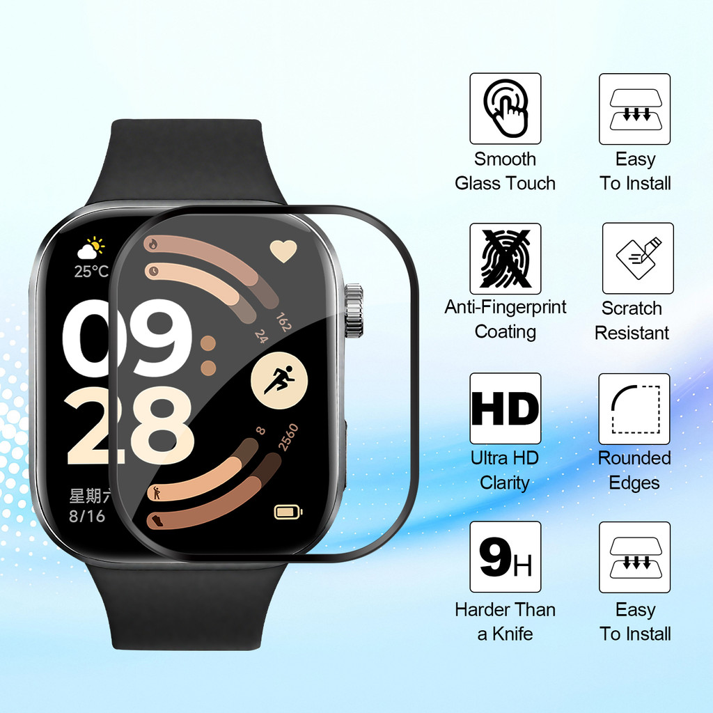 3D-Displayschutzfolien für Red – Watch Redmi Bewertung und Preis