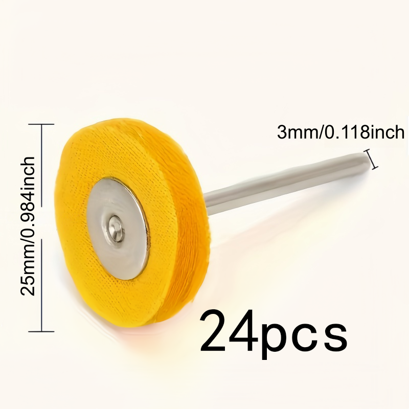 24 Stück 3 mm gelbe Poliertüch – Watch Polishing Cloth Bewertung und Preis