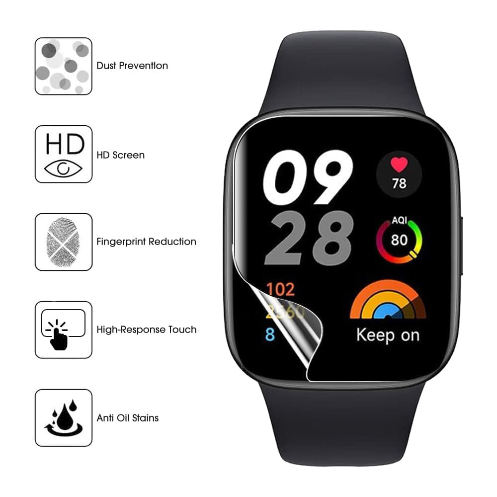 3/6 stücke Hydrogel Schutz Fil – Watch Redmi Bewertung und Preis