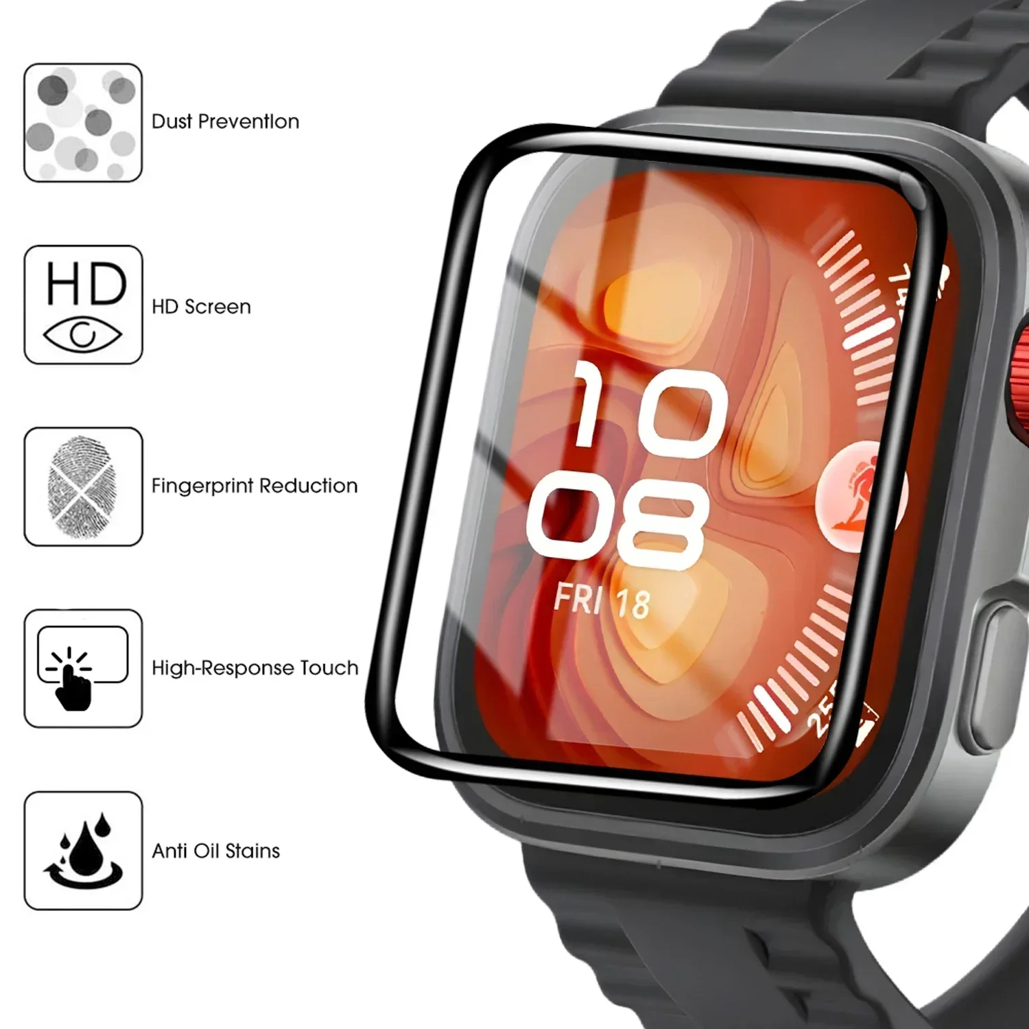 1-5 Stück 9D gebogene Folie fü – Watches Not Smartwatch Bewertung und Preis