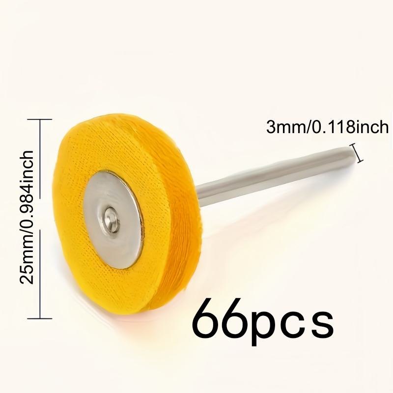66 Stück 3 mm gelbe Poliertüch – Watch Polishing Cloth Bewertung und Preis