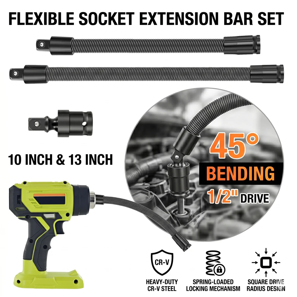 1/2 Zoll Flexibler Steckschlüs – Spring Bar Tool Bewertung und Preis