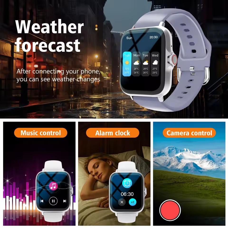 2026 Neue Bluetooth-Anruf-Smar – Smartwatch Square Watches For Men Bewertung und Preis