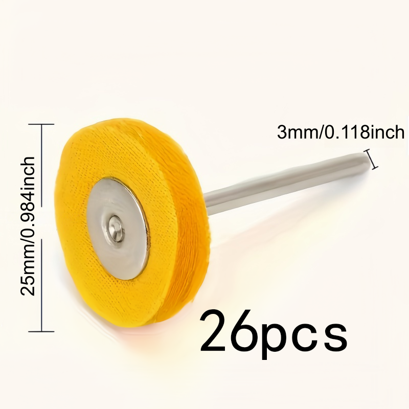 26 Stück 3 mm gelbe Poliertüch – Watch Polishing Cloth Bewertung und Preis
