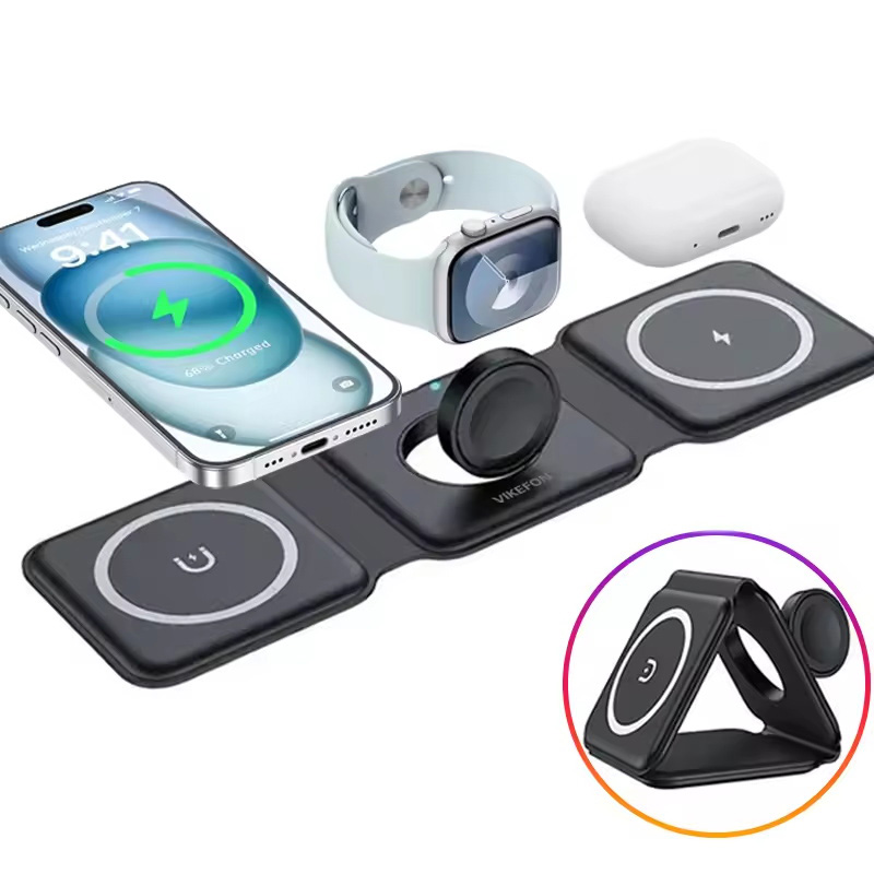 3-in-1 magnetisches faltbares  – Smartwatch Apple Watch Bewertung und Preis