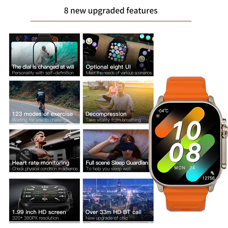 Original T900 Ultra 2 Smart Uh – Smartwatch Square Watches For Men Bewertung und Preis