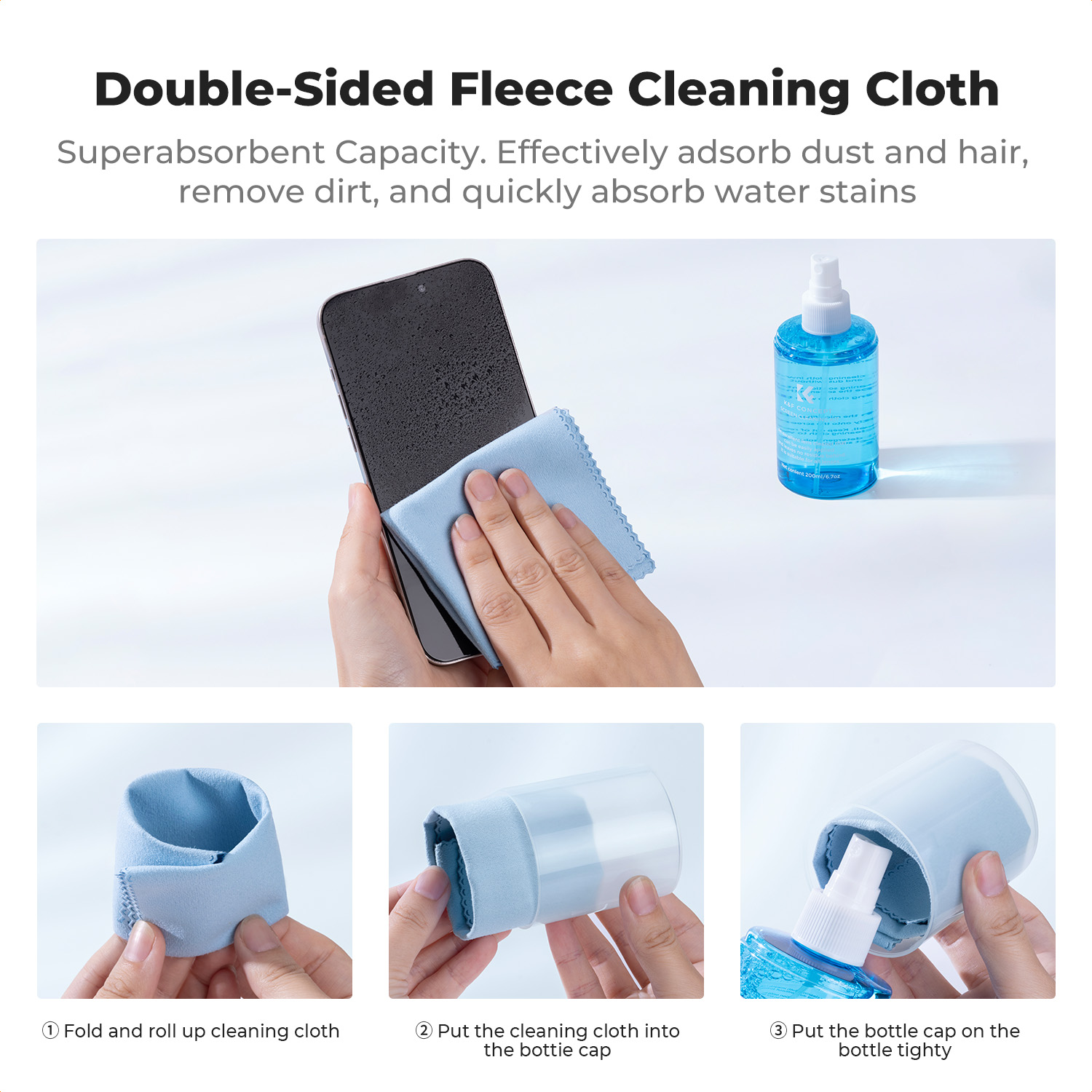 K&F CONCEPT 200ML Bildschirmre – Watch Polishing Cloth Bewertung und Preis