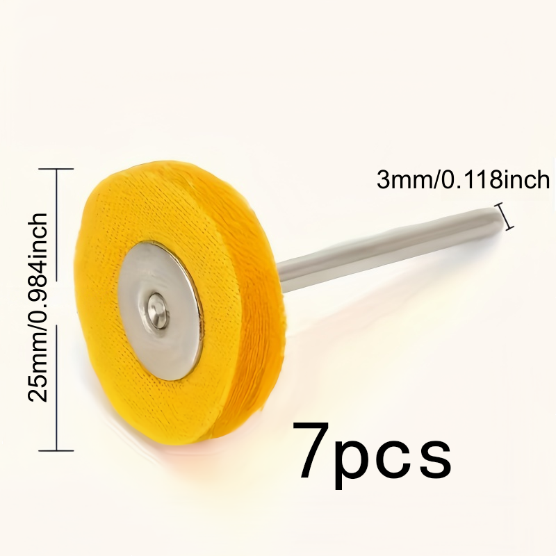 7-teiliges 3-mm-Poliertuchrad  – Watch Polishing Cloth Bewertung und Preis