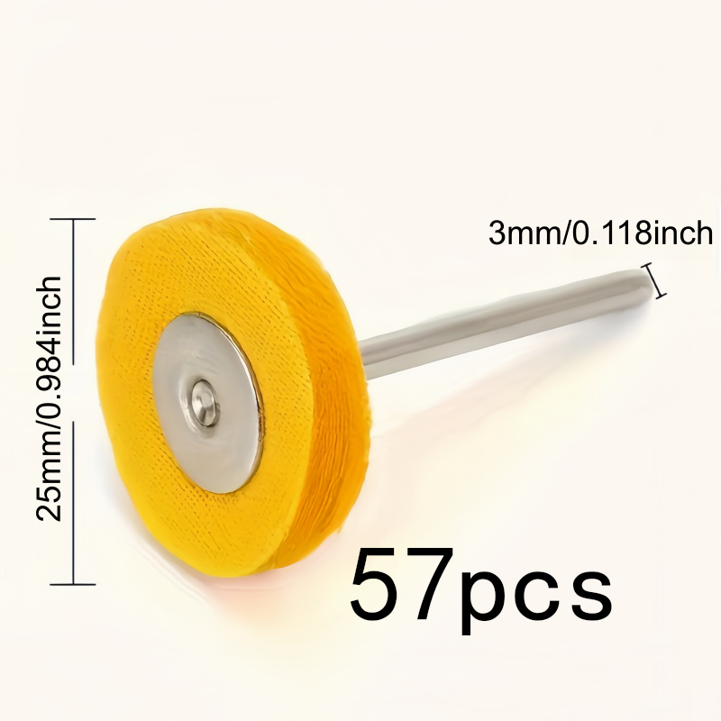 57 Stück 3 mm gelbe Poliertüch – Watch Polishing Cloth Bewertung und Preis