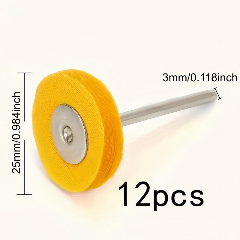 12 Stück 3 mm gelbe Poliertüch – Watch Polishing Cloth Bewertung und Preis