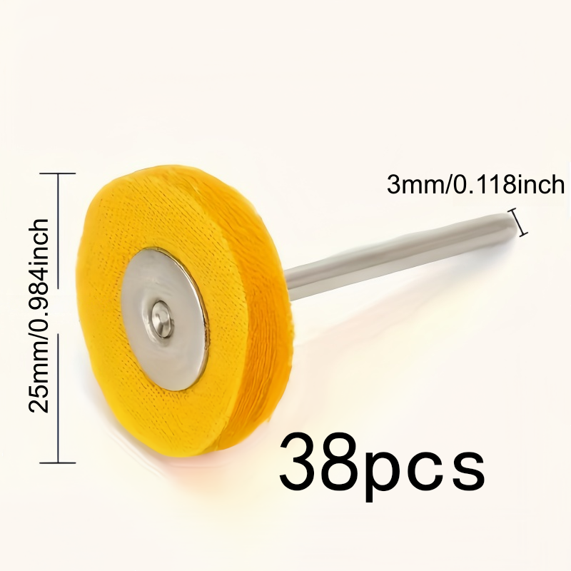 38 Stück 3 mm gelbe Poliertüch – Watch Polishing Cloth Bewertung und Preis