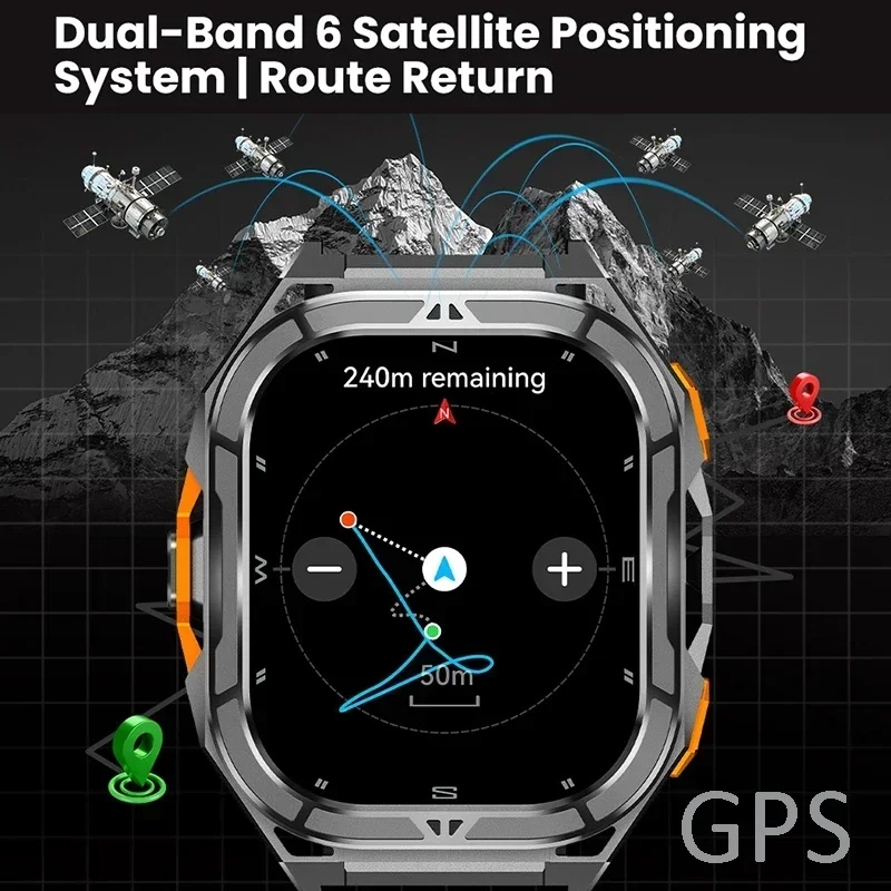 Luxuriöse AMOLED Smartwatch mi – Smartwatch Square Watches For Men Bewertung und Preis