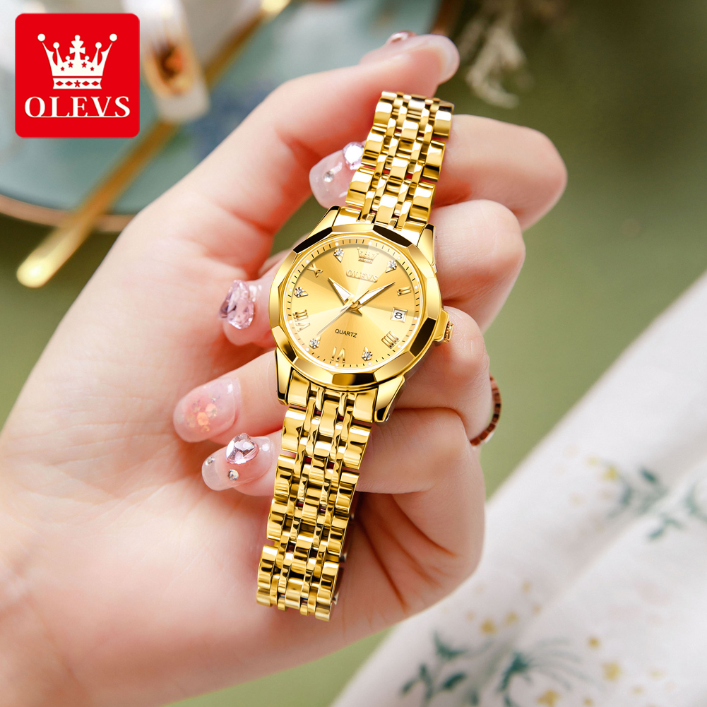 OLEVS Mode Goldene Uhr für Fra – Minimalist Thin Watch Bewertung und Preis