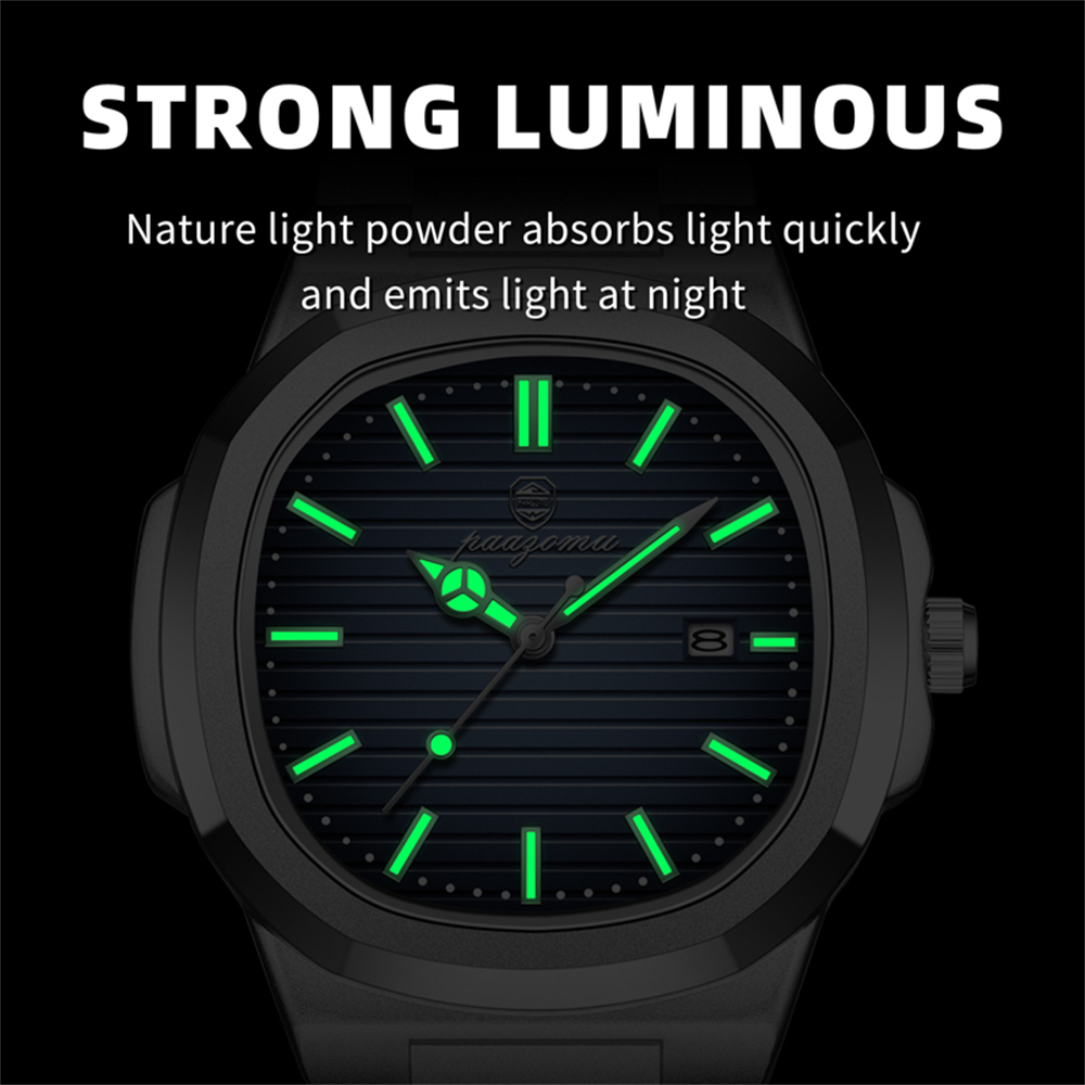 PAAZOMU Business Herrenuhr, qu – Smartwatch Square Watches For Men Bewertung und Preis