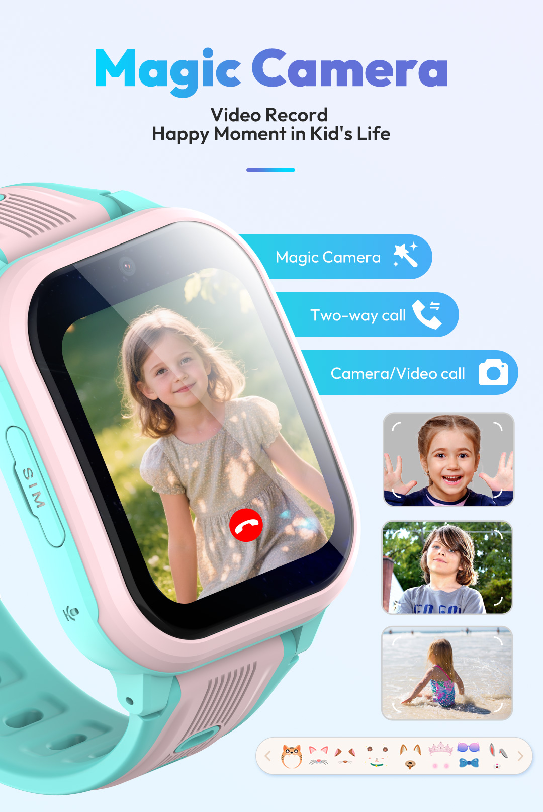 KT41 Smartwatch - 4G Telefon-K – Smartwatch Watches Gift For Girls Bewertung und Preis