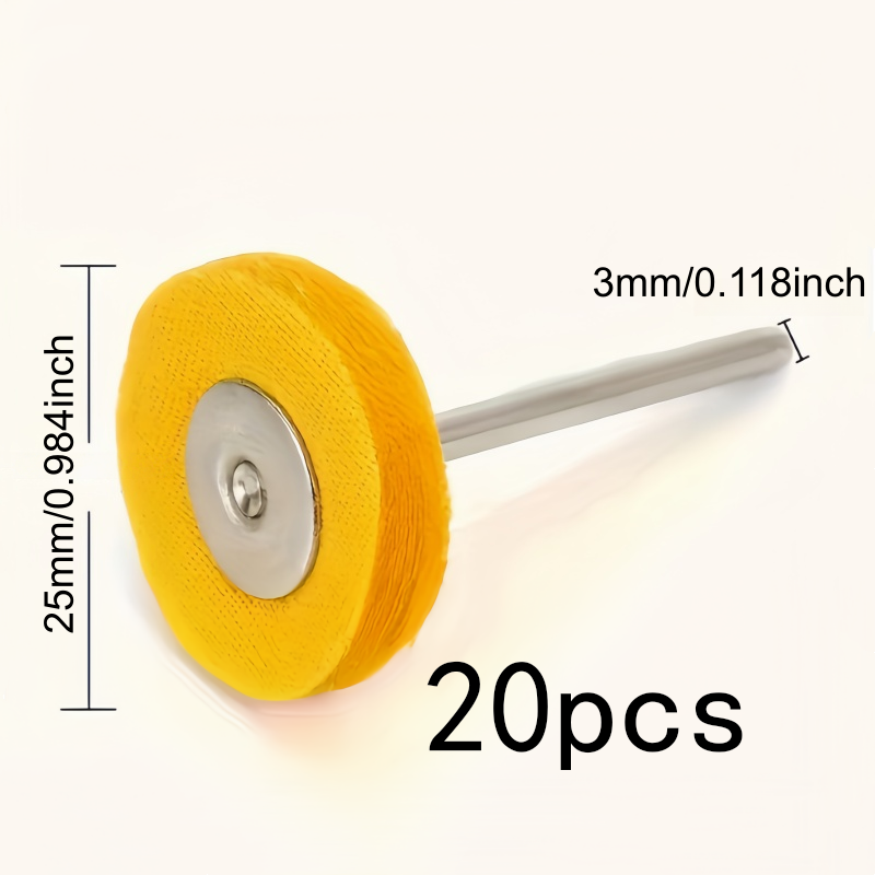 20 Stück 3 mm gelbe Poliertüch – Watch Polishing Cloth Bewertung und Preis