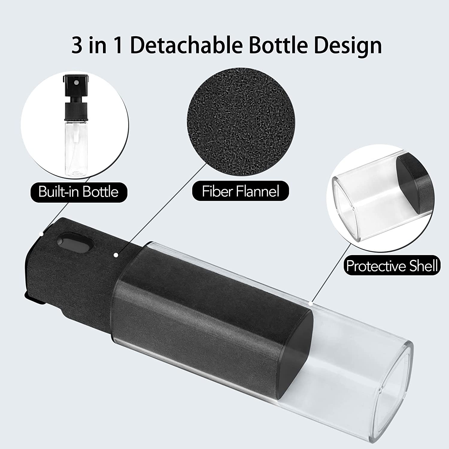 2-in-1-Bildschirmreiniger-Spra – Watch Polishing Cloth Bewertung und Preis